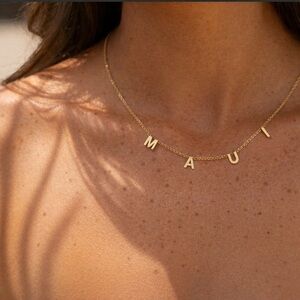The Coconut Collective Maui Gold Necklace NWT!